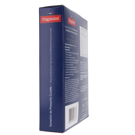 Massa Tortellini Paganini Presunto Curado Caixa 250gr 360-11