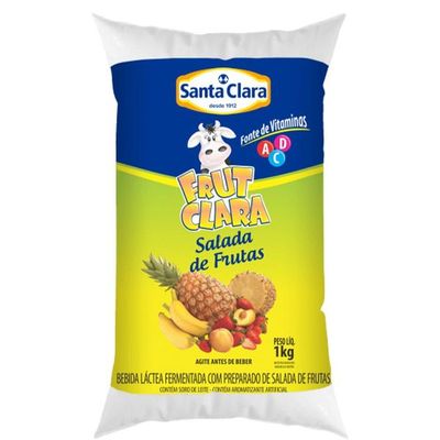 Bebida láctea salada de fruta santa clara sch 1l