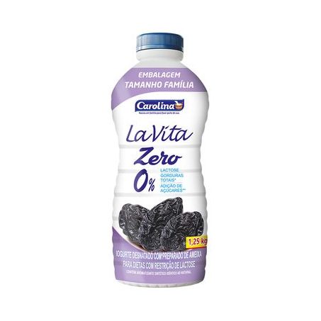 Iog carolina 1.25kg lavita ameixa zero