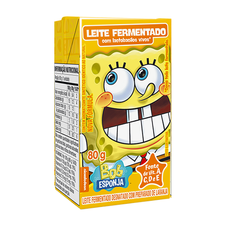 LEITE FERMENTADO ELEGÊ BOB LARANJA 80G