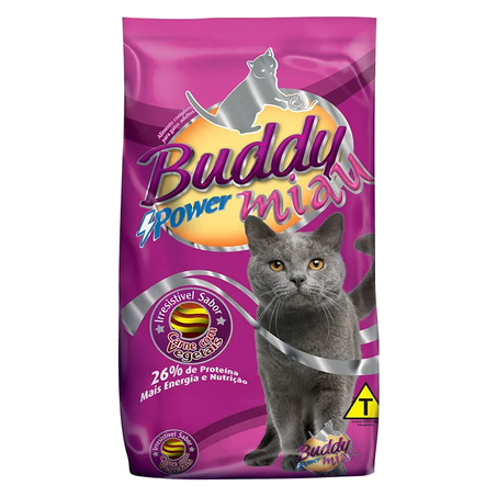 RAÇÃO PARA GATOS BUDDY POWER MIAU MIX