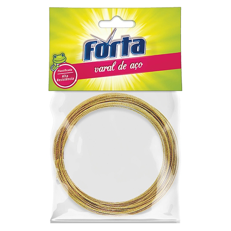VARAL DE AÇO 10 METROS FORTA