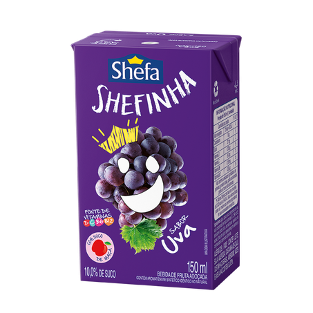 Suco néctar uva shefa 150ml