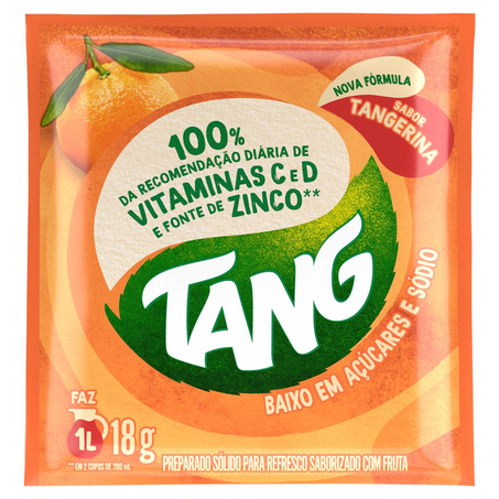 Refresco em Pó Tang 18g - Tangerina