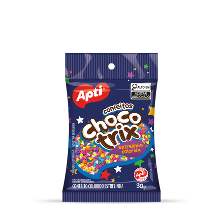 Confeito apti choco trix estrelinh 30 gr