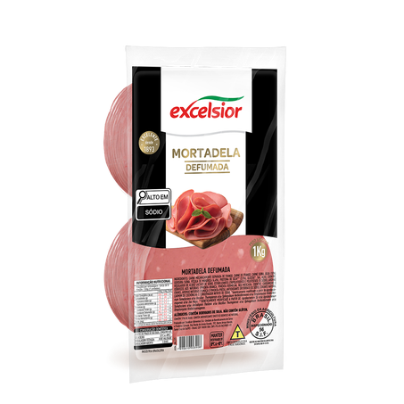 Mortadela Excelsior defumada fatiada 1kg
