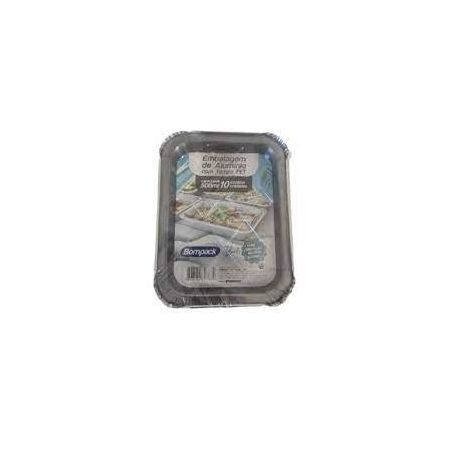 EMBALAGEM DE ALUMINIO C/TAMPA BOMPACK 500 ML C/10 