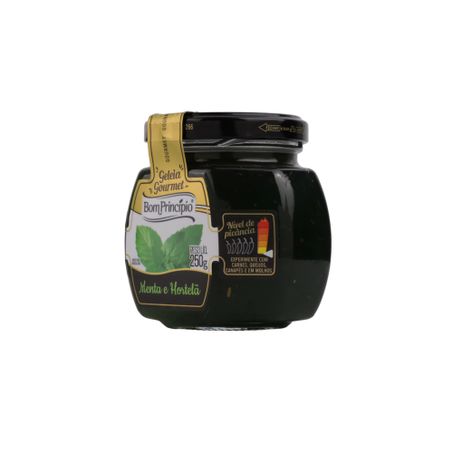 GELEIA BOM PRINCIPIO GOURMET MENTA E HORTELA 250G  360-8