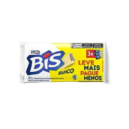 CHOC.BIS LACTA 302.4G BRANCO LV+PG- CX 25.0