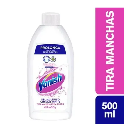 Desinfetante para Tecidos e Roupas Vanish Líquido Multiuso sem Cloro Frasco 500ml