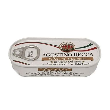File de anchova no azeite recca 56g