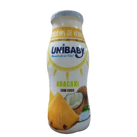 Bebida láctea unibaby abacaxi e coco 150g