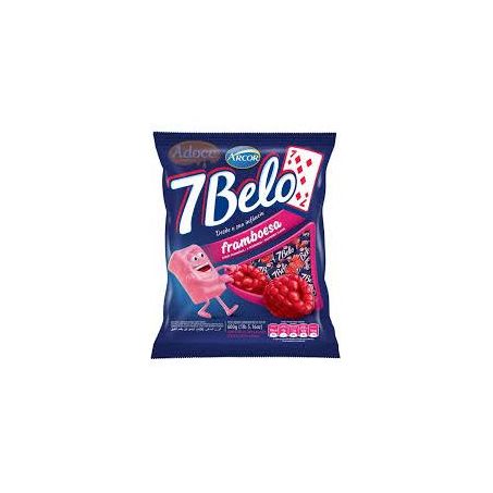 Bala Arcor 7 Belo Framboesa Pacote 500g 