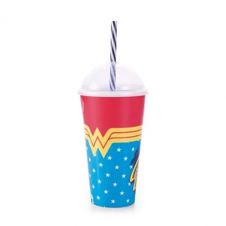 COPO PLASUTIL 500ML SHAKE MULHER MARAVILHA