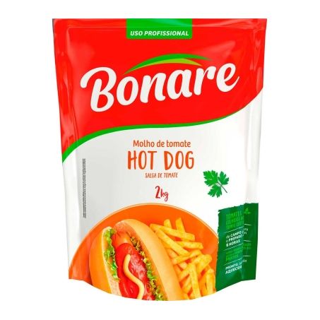 MOLHO TOMATE GOIAS VERDE BONARE HOT DOG SH 2KG