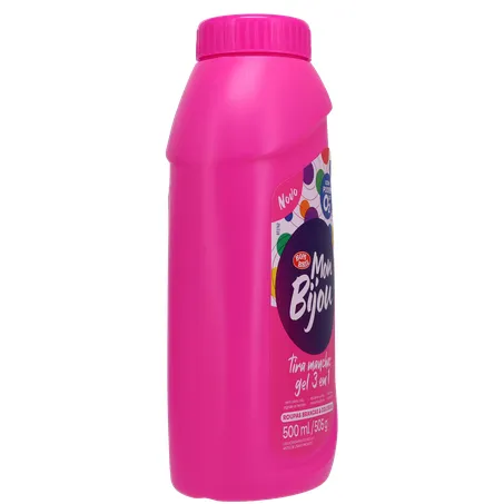 Tira Manchas Gel Mon Bijou 3 em 1 Roupas Brancas & Coloridas Frasco 500ml 360-30