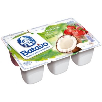 Bebida láctea polpa morango coco batavo bd 540g