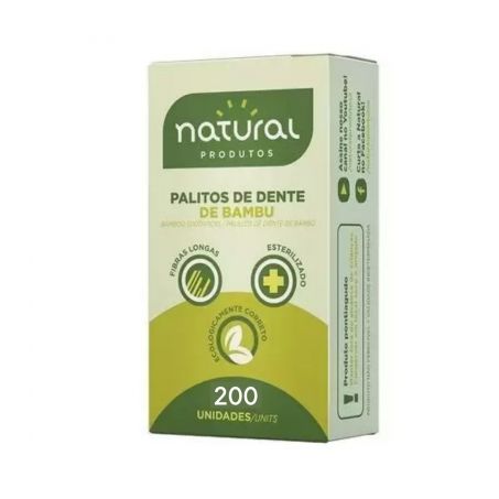 PALITO DE DENTE NATURAL C/200 UN