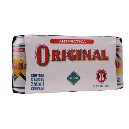 Cerveja antarctica original pilsen 350ml caixa com 12un 360-58