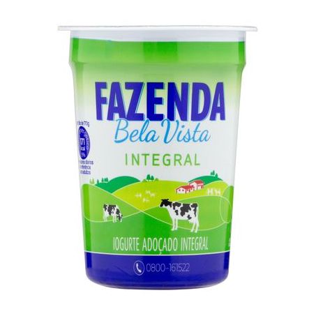 IOGURTE FAZENDA BELA VISTA INTEGRAL 170G