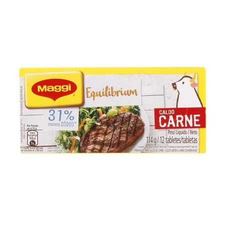 Caldo maggi 114g car menos sodio