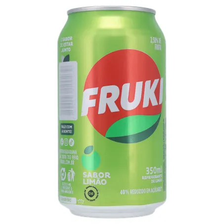 BEBIDA FRUKI SABOR LIMÃO LATA 350ML 360-13