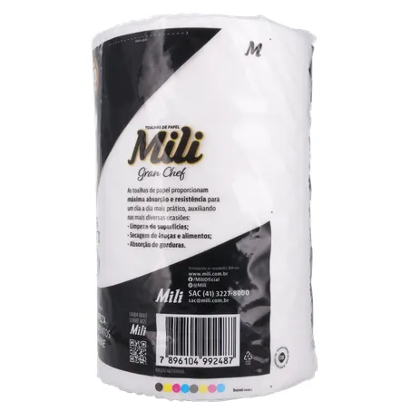 Papel Toalha Gran Chef Mili 200 Folhas 360-12
