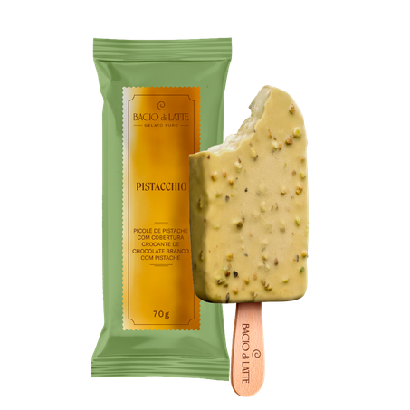 PICOLÉ BACCIO DE LATTE PISTACCHIO PACOTE 70G