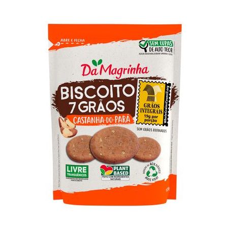 Biscoito Castanha-do-pará Da Magrinhaãos Pouch 120g 7G