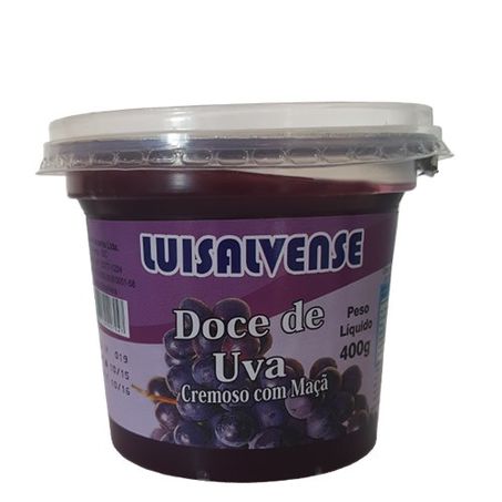 Doce de fruta luisalvense uva 400g