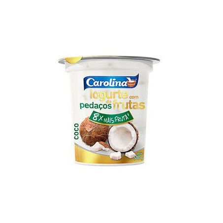IOGURTE CAROLINA COCO COM PEDAÇOS 450G