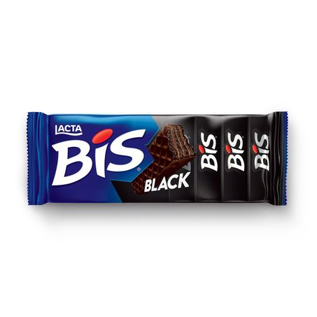 WAFER RECHEIO E COBERTURA CHOCOLATE LACTA BIS BLACK