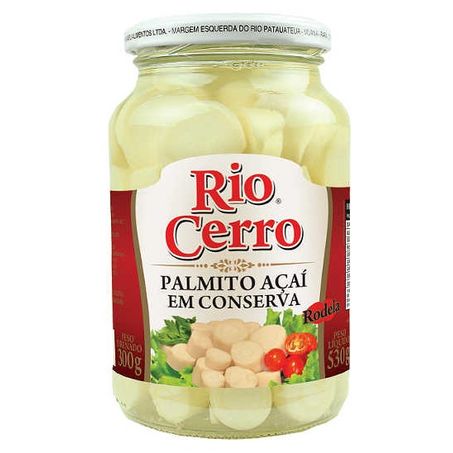 Palmito acai rio cerro 300g rodela