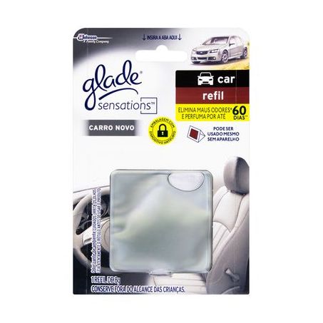 Odorizante carro novo glade refil 8gr