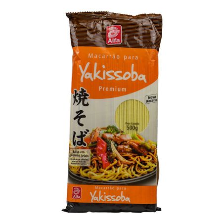 MACARRAO PARA YAKISSOBA 500G ALFA