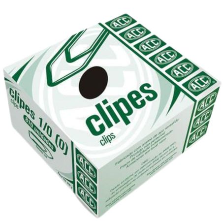 Escolar clips acc 1/0 c/100un