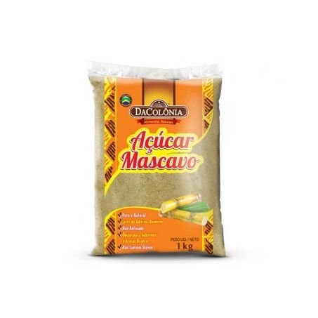Açúcar mascavo dacolônia 1kg