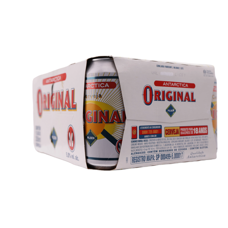 Cerveja antarctica original pilsen 350ml caixa com 12un 360-40