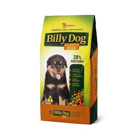 Racao billy dog 1kg filhotes mix