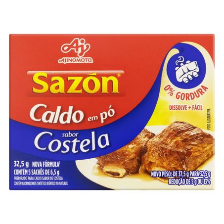 Caldo sazon costela po 32.5 gr