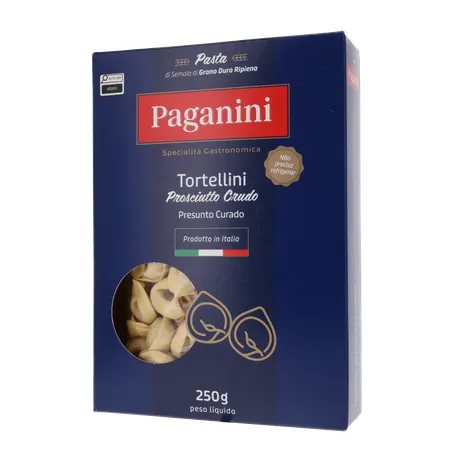 Massa Tortellini Paganini Presunto Curado Caixa 250gr 360-2