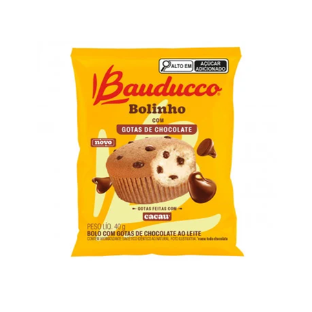 BOLINHO BAUDUCCO GOTAS CHOCOLATE 40G