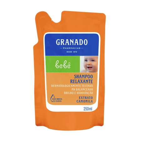 SH.GRANADO BEBE 250ML CAMOMILA REFIL