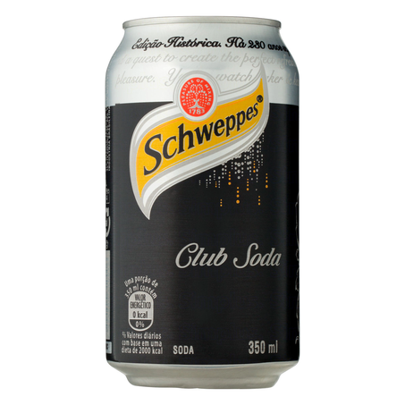 Refrigerante schweppes clube soda lata 350ml