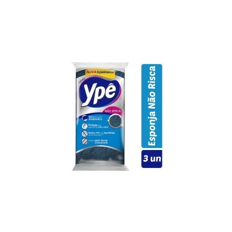 ESPONJA DE LOUCA YPE NAO RISCA C/03