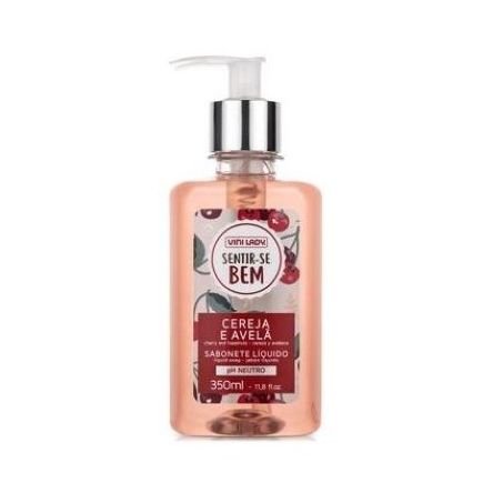 Sabonete líquido cereja e avelã vini lady 300ml