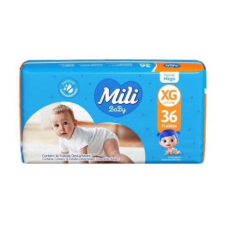 Fralda Desc Mili 32un Baby Mega Xg