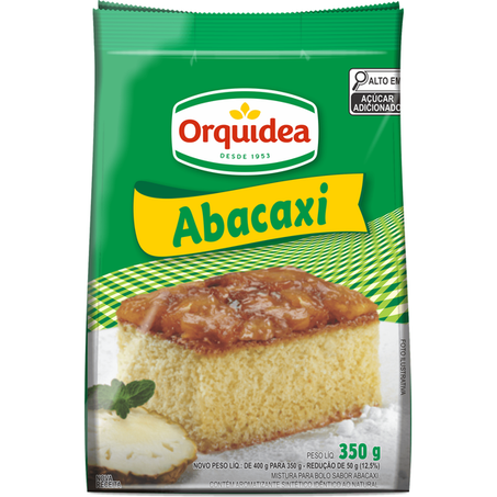 MISTURA BOLO ORQUIDEA ABACAXI 350G