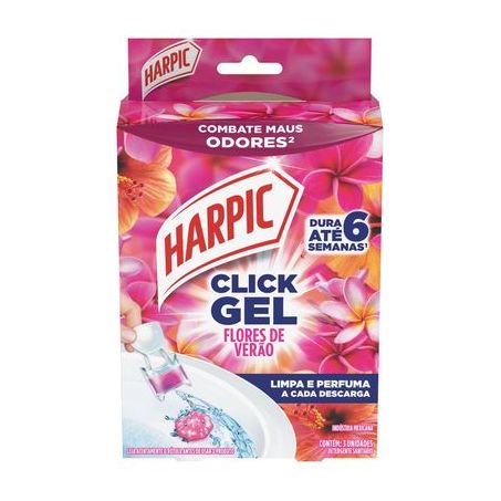 LIMPEZA SANITÁRIA HARPIC GEL FLORES DE VERÃO C/3UN