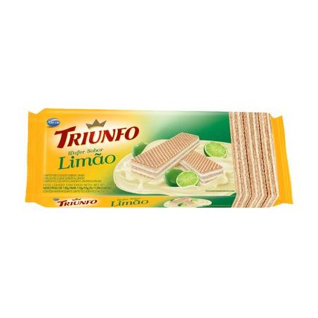 Wafer triunfo limao 105g*.